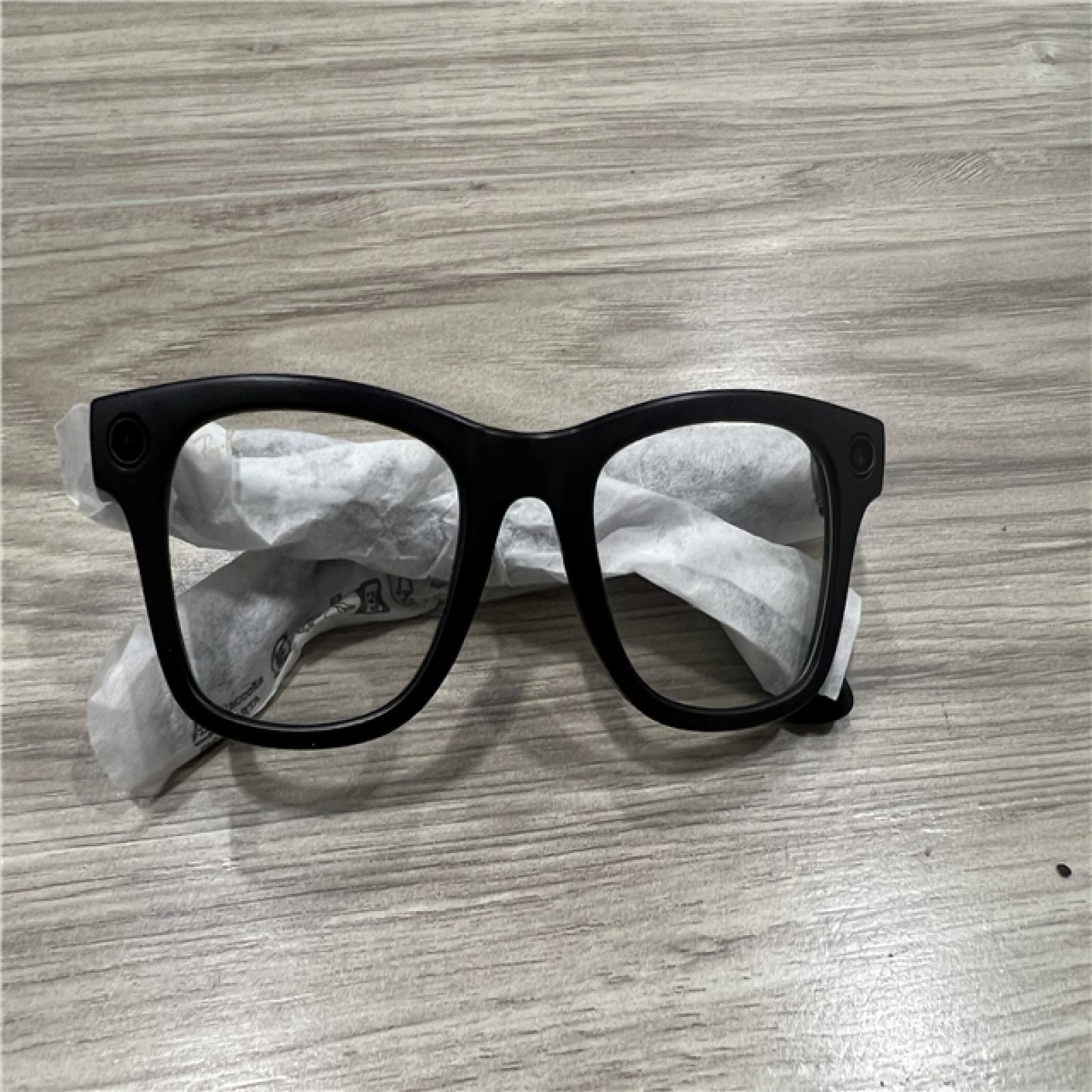 AS-IS Ray-Ban Meta Wayfarer - (Gen 1) Matte Black  Clear to Graphite Green Transitions: Smart Eyewear with Bluetooth  Wi-Fi  Meta AI