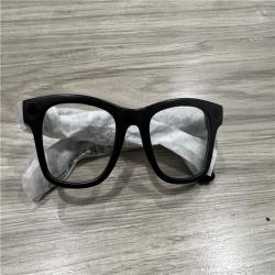 AS-IS Ray-Ban Meta Wayfarer - (Gen 1) Matte Black  Clear to Graphite Green Transitions: Smart Eyewear with Bluetooth  Wi-Fi  Meta AI