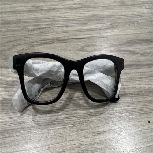 AS-IS Ray-Ban Meta Wayfarer - (Gen 1) Matte Black  Clear to Graphite Green Transitions: Smart Eyewear with Bluetooth  Wi-Fi  Meta AI