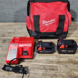 HOUSTON LOCATION - AS-IS M18 18-Volt Lithium-Ion Brushless Cordless Compact Hammer Drill/Impact Combo Kit (2-Tool) with (2) Batteries, Bag