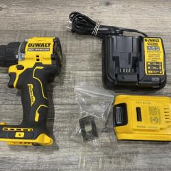 AS-IS DEWALT Atomic 20V Lithium-Ion Cordless Compact 1/2 in. Drill/Driver Kit