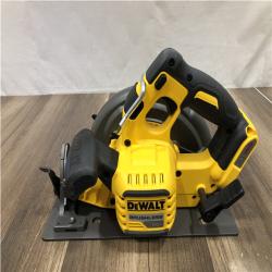 AS-IS DEWALT FLEXVOLT 60V MAX Cordless Brushless 7-1/4 in. Circular Saw with Brake (Tool Only)