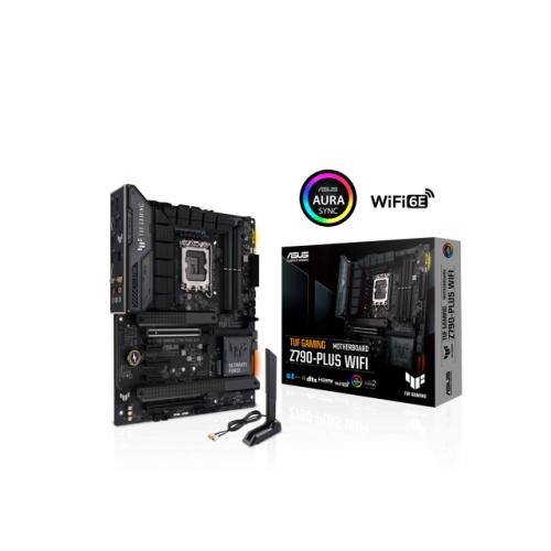 NEW! ASUS - TUF GAMING Z790-PLUS WIFI (Socket LGA 1700) Intel Z790 ATX DDR5 Wi-Fi 6E Motherboard - Black