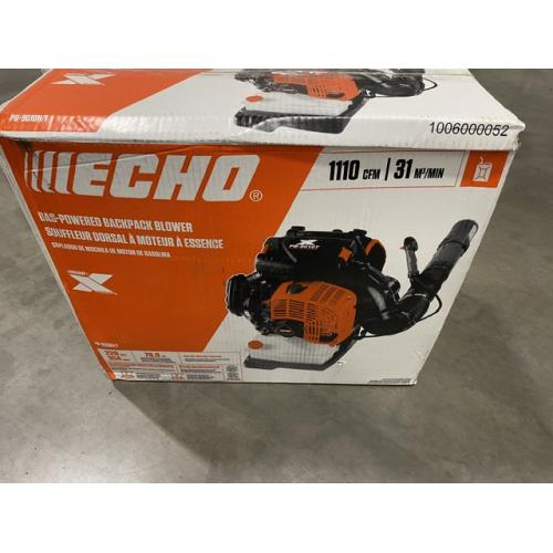 Dallas Location - NEW-  ECHO 220 MPH 1110 CFM 79.9 cc Gas 2-Stroke X Series Backpack Blower with Tube-Mounted Throttle