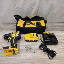 AS-IS DEWALT ATOMIC COMPACT SERIES 20V MAX* Cordless 1/2 Drill/Driver Kit