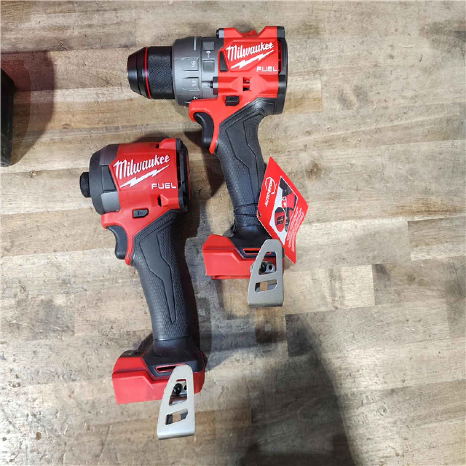 HOUSTON LOCATION - AS-IS MILWAUKEE FUEL 18V Lithium-Ion Brushless Cordless Hammer Drill and Impact Driver Combo Kit