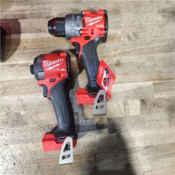 HOUSTON LOCATION - AS-IS MILWAUKEE FUEL 18V Lithium-Ion Brushless Cordless Hammer Drill and Impact Driver Combo Kit
