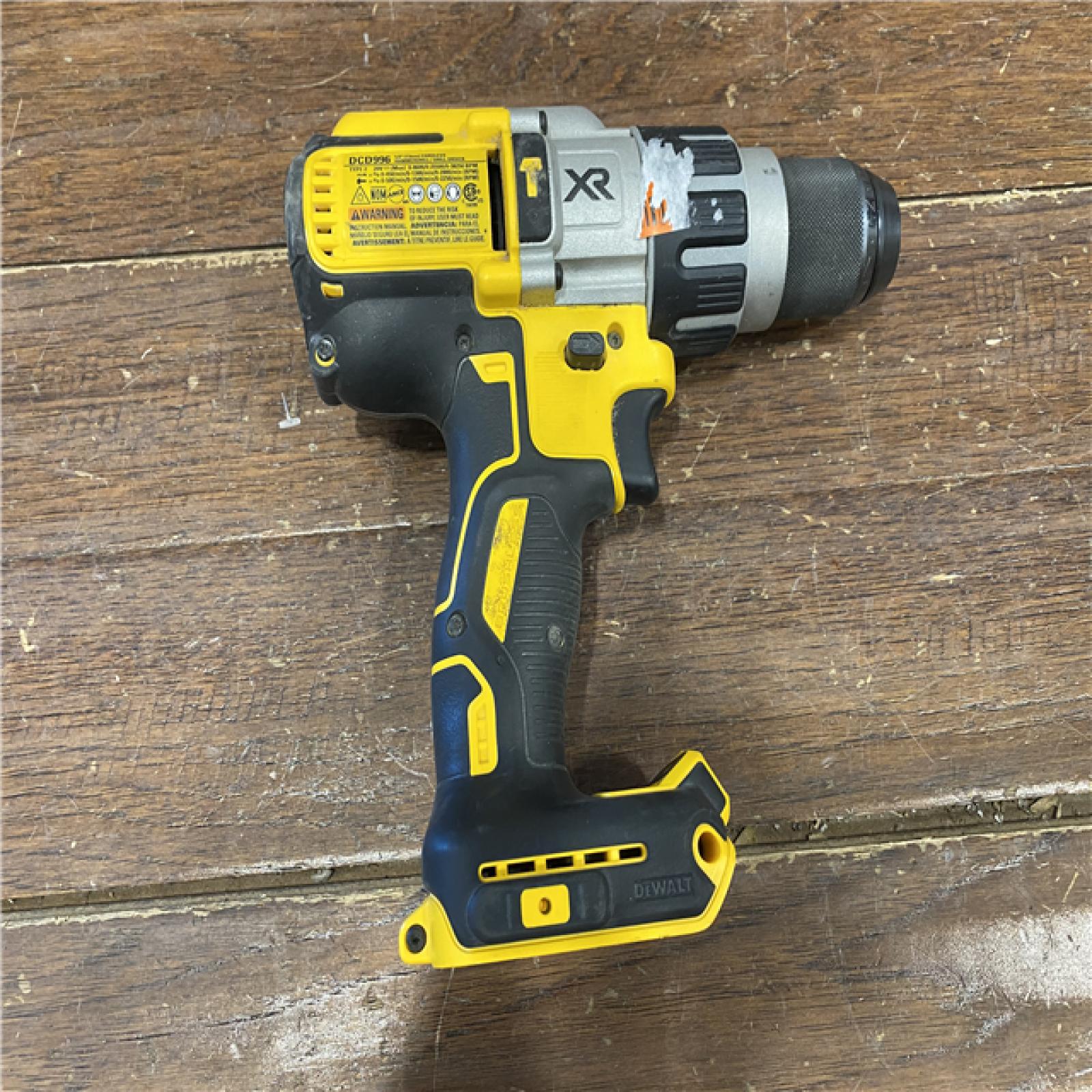 AS-IS DEWALT 20-Volt MAX XR Lithium-Ion Cordless 1/2 in. Premium Brushless Hammer Drill (Tool-Only)