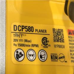 AS-IS DEWALT 20V MAX XR Cordless Brushless 3-1/4 in. Planer (Tool Only)