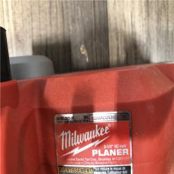 AS-IS Milwaukee M18 18V Lithium-Ion Cordless 3-1/4 in. Planer (Tool-Only)