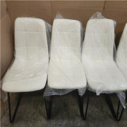 Phoenix LIKE NEW Modern Decor Dining Table Extendable Four Seater with 6 Chairs