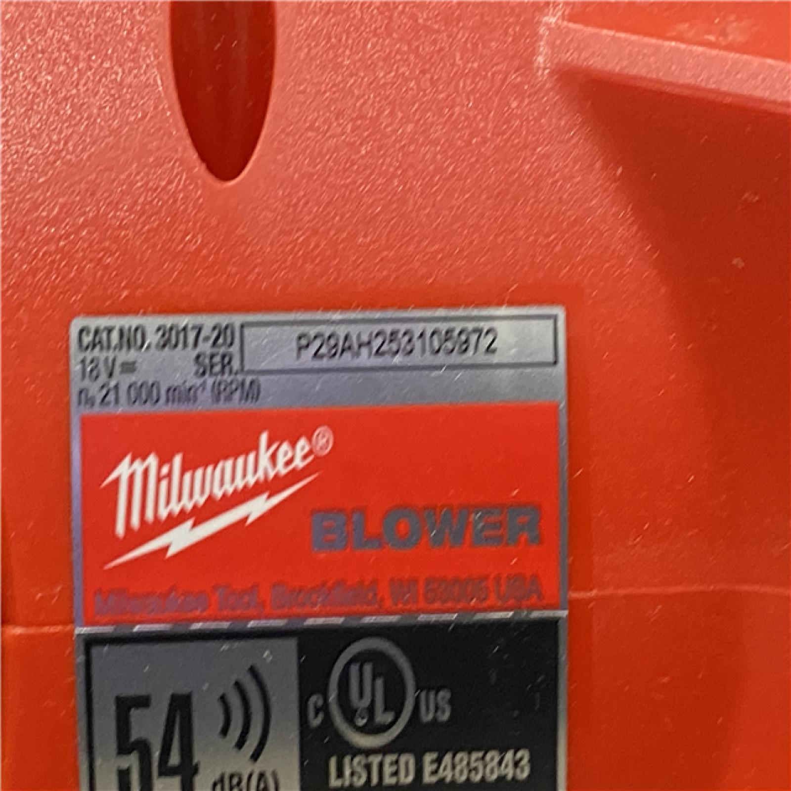 Milwaukee FUEL 18V Lithium-Ion Brushless Cordless Handheld Blower (Tool-Only)