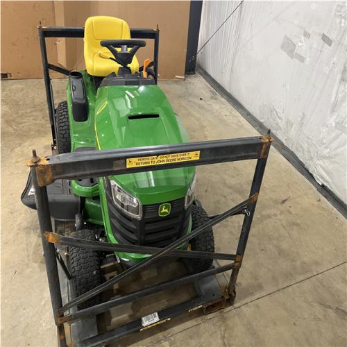 Houston Location - AS-IS Outdoor Power Equipment JOHN DEERE S100 SIT DOWN MOWER