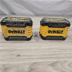 AS-IS DEWALT FLEXVOLT 20-Volt/60-Volt MAX Lithium-Ion 6.0Ah Battery Pack (2-Pack)