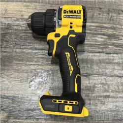 AS-IS DEWALT Atomic 20V Lithium-Ion Cordless Compact 1/2 in. Drill/Driver Kit