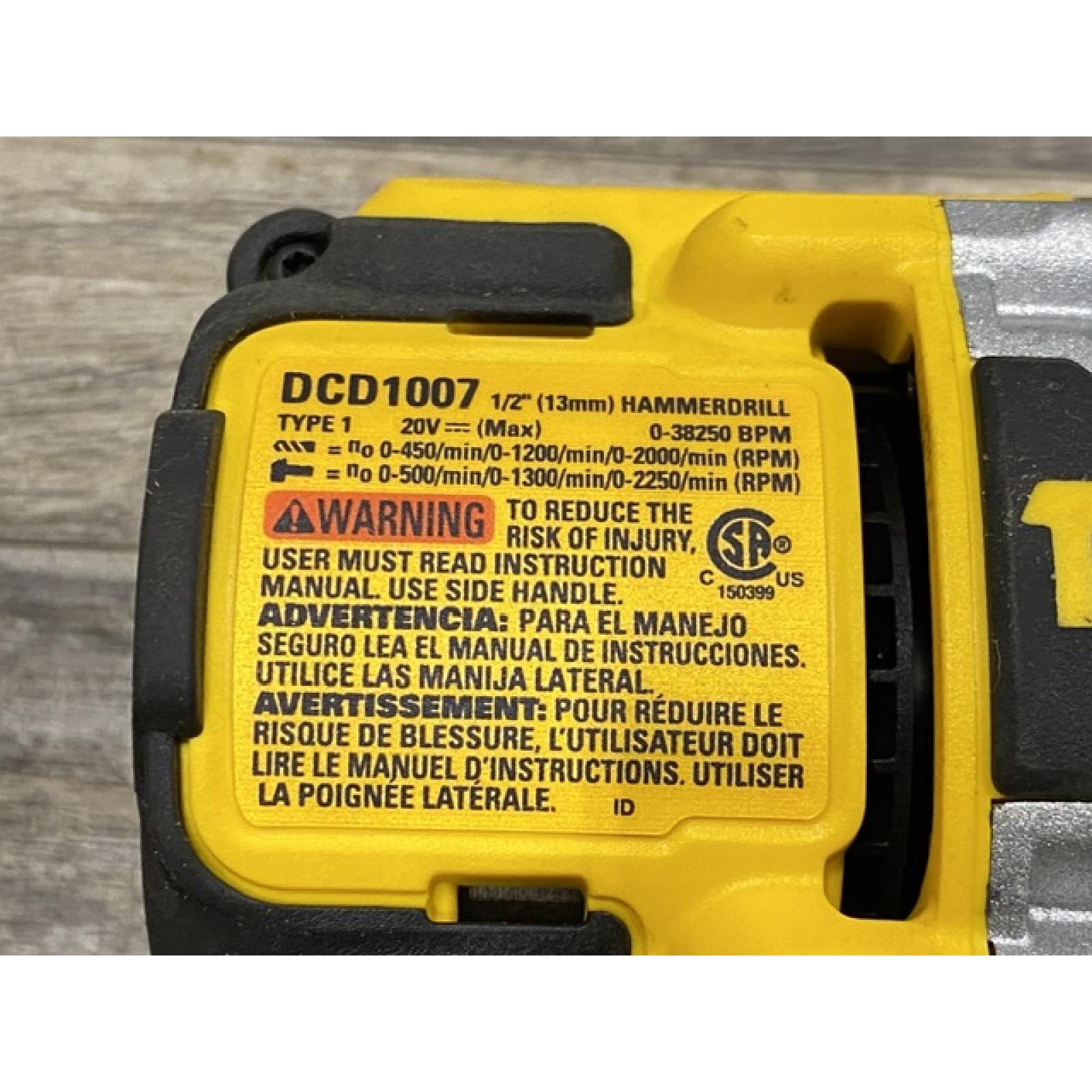 AS-IS DEWALT 20V MAX Lithium-Ion Cordless 2-Tool Combo Kit