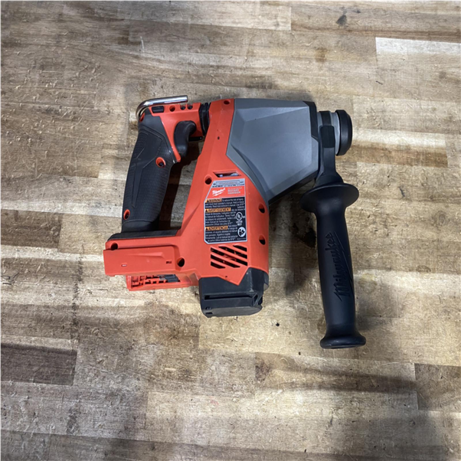 Houston Location AS-IS Milwaukee FUEL 18V Lithium-Ion Brushless Cordless 5/8 in. SDS-Plus Rotary Hammer (Tool-Only)