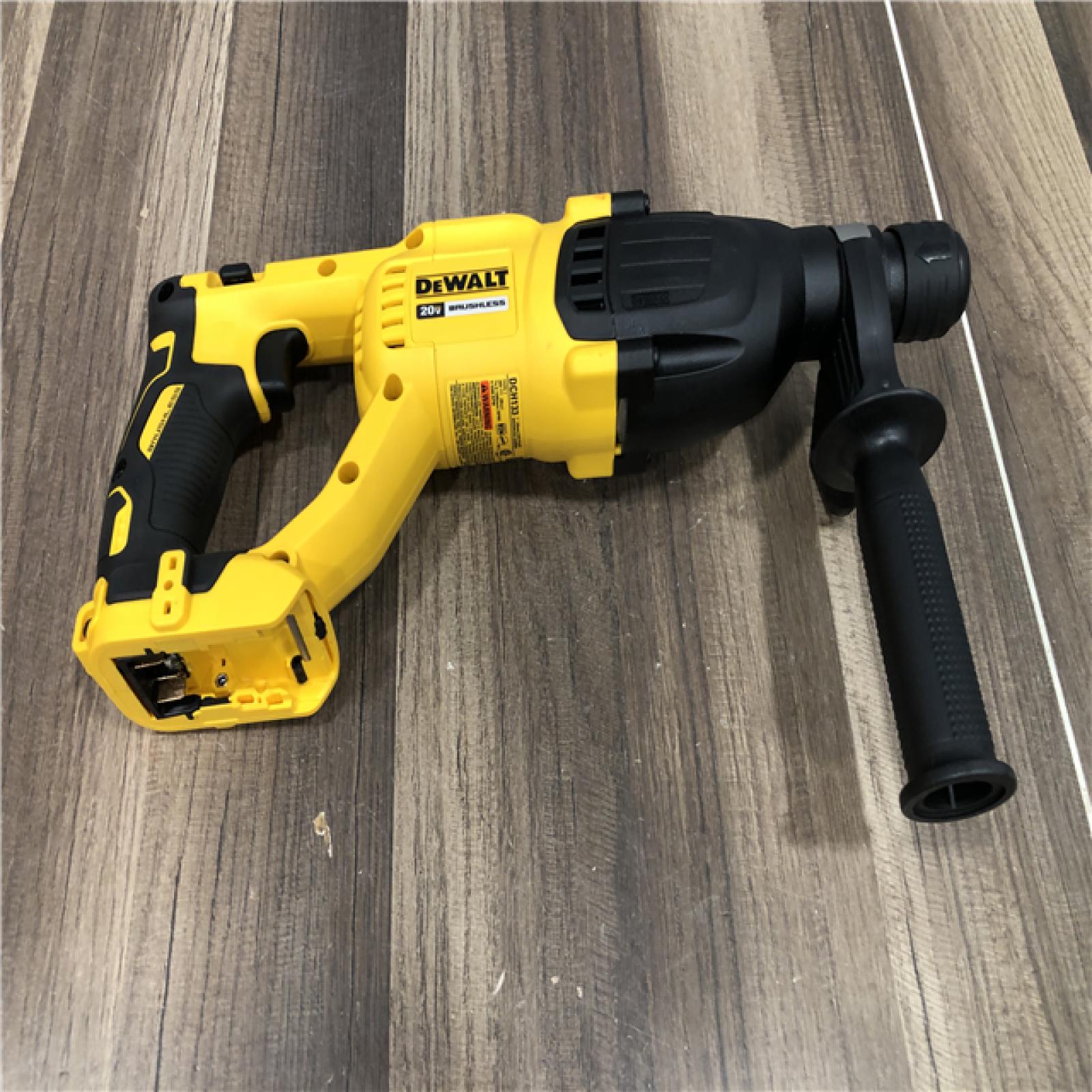 AS-IS DEWALT 20V MAX Cordless Brushless 1 in. SDS Plus D-Handle Concrete and Masonry Rotary Hammer (Tool Only)