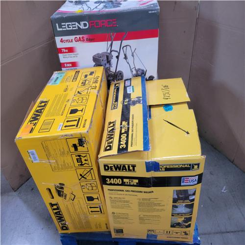 CALIFORNIA AS-IS OUTDOOR POWER EQUIPMENT