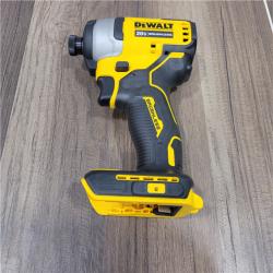 AS-IS DEWALT ATOMIC 20V MAX* Brushless Cordless Compact 1/4 in. Impact Driver Kit