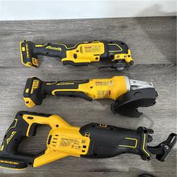 CALIFORNIA AS-IS DeWalt 8-Tool Combo Kit  Includes (2) Batteries  Charger & (2) Bags