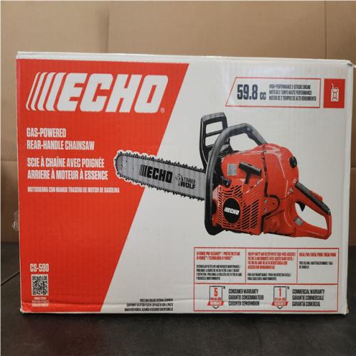Phoenix NEW ECHO 20 in. 59.8 cc Gas 2-Stroke Rear Handle Timber Wolf Chainsaw