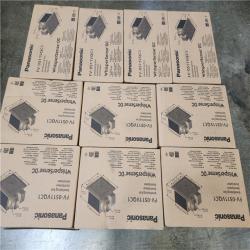 Phoenix NEW Panasonic WhisperSense DC Fan with Motion and Humidity Sensors Delay Timer and Pick-A-Flow Speed Selector 50  80 or 110 CFM Pallet of 11 (SEALED)