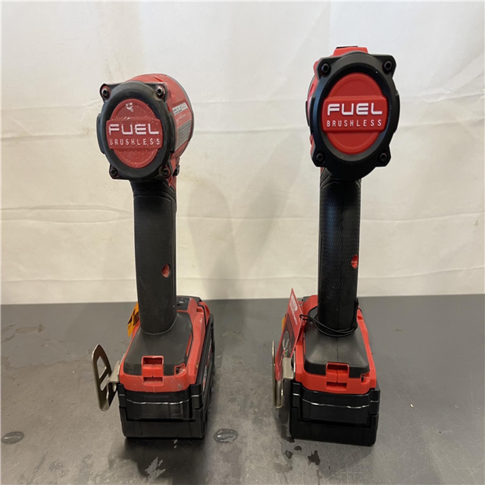 AS-IS- AS-IS - Milwaukee M18 FUEL 18V Lithium-Ion Brushless Cordless Hammer Drill and Impact Driver Combo Kit (2-Tool) with 2 Batteries