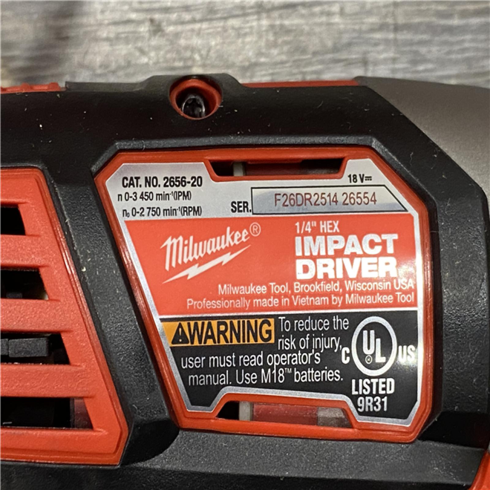 AS-IS Milwaukee 18V Lithium-Ion Cordless Combo Kit