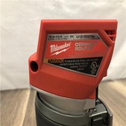 AS-IS Milwaukee FUEL 18V Lithium-Ion Brushless Cordless Compact Router (Tool-Only)