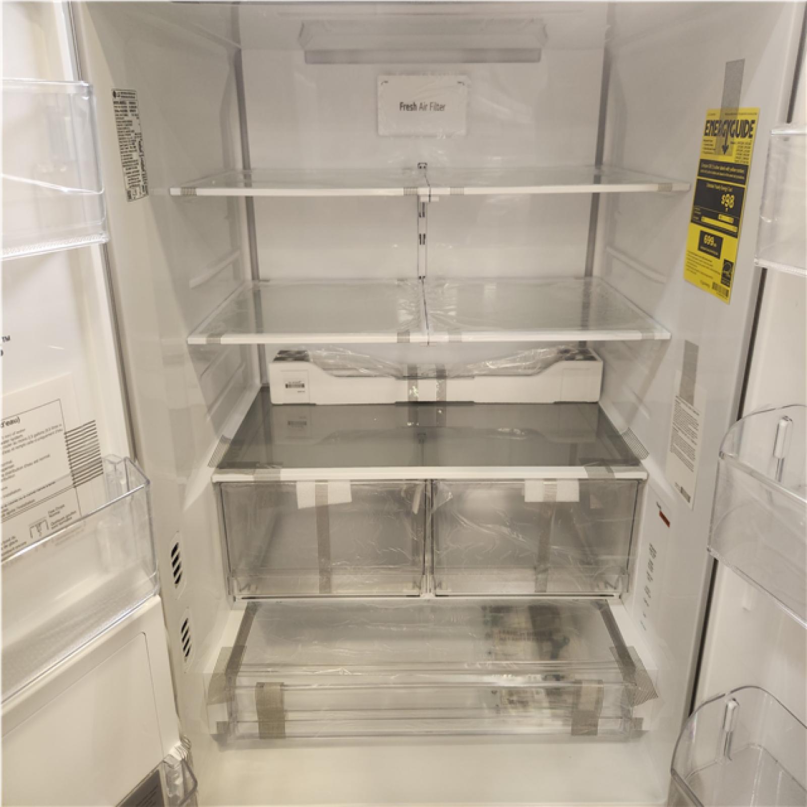 Phoenix LIKE NEW LG 26 cu. ft. Counter-Depth MAX 3-Door French Door Refrigerator with Ice and Water Dispenser  Craft Ice  Stainless Steel