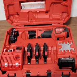 California AS-IS Milwaukee M18 Short Throw Press Tool Kit  Includes (2) Batteries  Charger & Hard Case