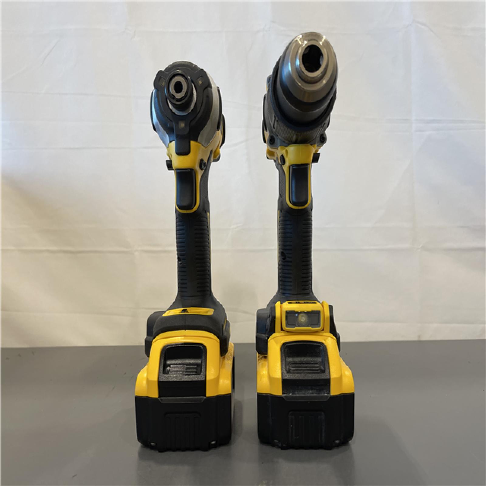 Like New! - DEWALT 20V MAX XR Hammer Drill and ATOMIC Impact Driver 2 Tool Cordless Combo Kit