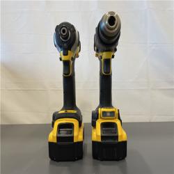 Like New! - DEWALT 20V MAX XR Hammer Drill and ATOMIC Impact Driver 2 Tool Cordless Combo Kit