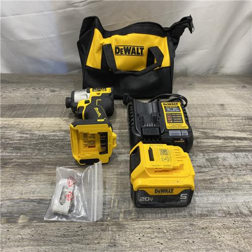 AS-IS DEWALT 20-Volt Maximum XR Lithium-Ion Cordless Brushless 1/4 in. 3-Speed Impact Driver Kit