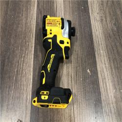 AS-IS DEWALT ATOMIC 20V MAX Cordless Brushless Compact 1/4 in. Impact Driver (Tool Only)