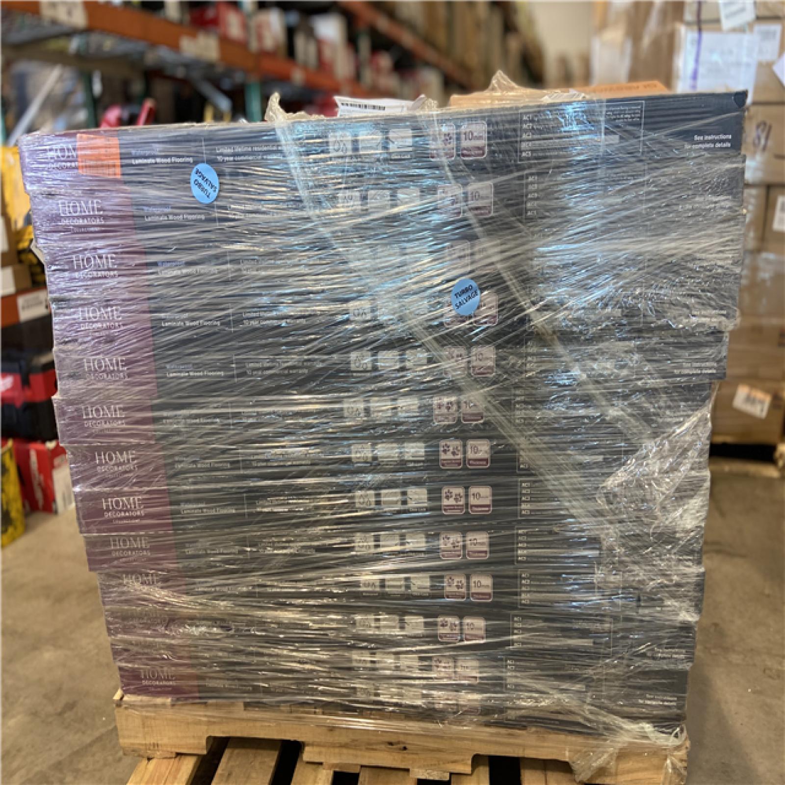 DALLAS LOCATION - Home Decorators Collection Rockwater Oak 10mm T X 8 in W Waterproof Laminate Flooring (18.60 sq. ft./case) 38 (CASES)