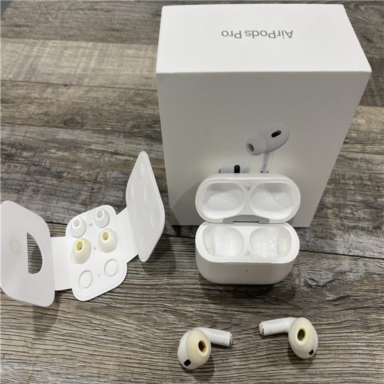 AS-IS Apple AirPods Pro 2 Wireless Earbuds, Active Noise Cancellation