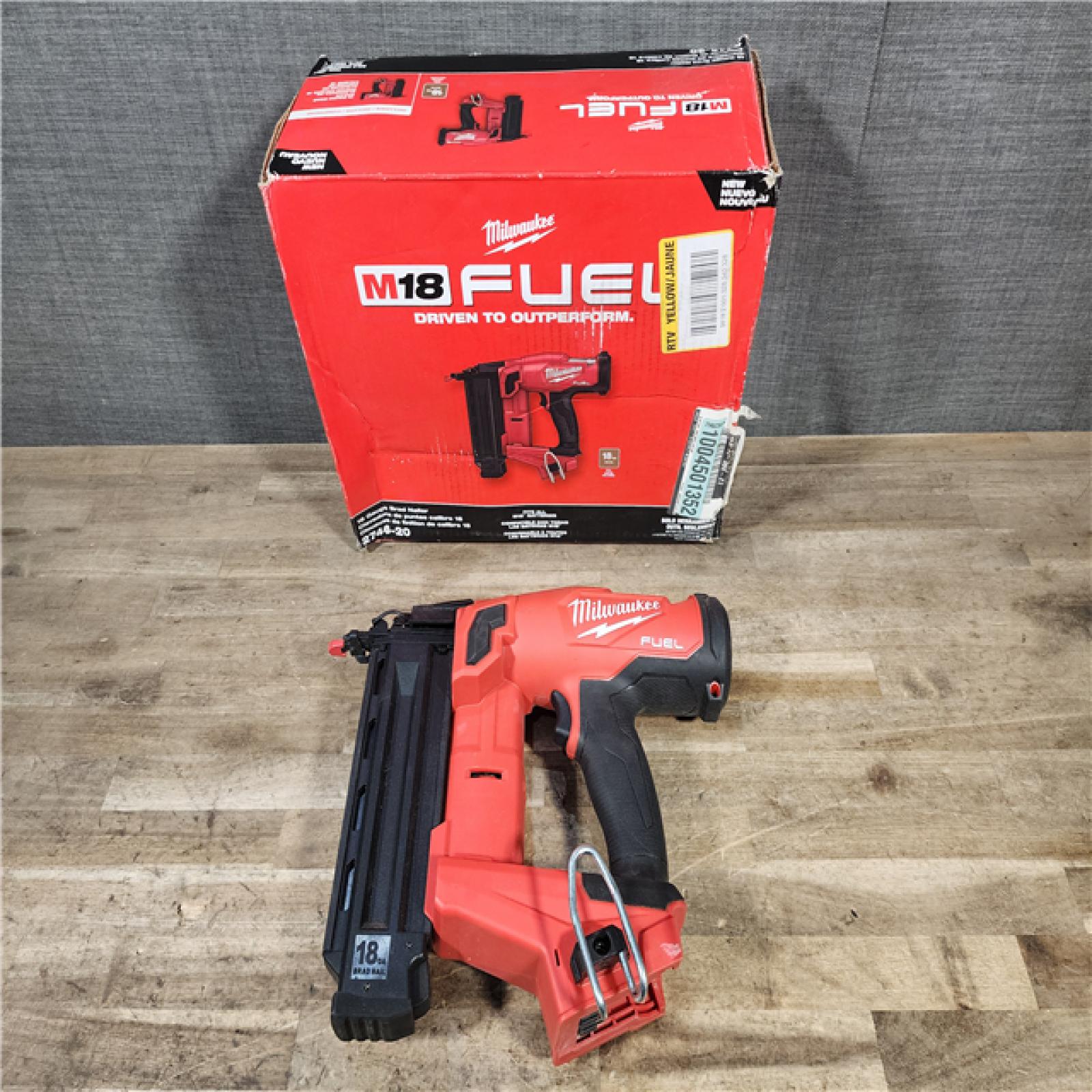 HOUSTON LOCATION - AS-IS Milwaukee FUEL 18-Volt Lithium-Ion Brushless Cordless Gen II 18-Gauge Brad Nailer (Tool-Only)