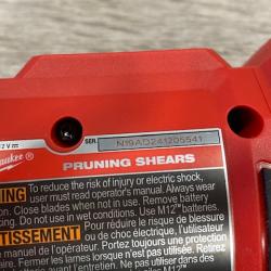 AS-IS Milwaukee 12V Cordless Brushless Pruner Shears (Tool Only)
