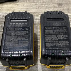 AS-IS DEWALT 20V MAX Lithium-Ion Battery Starter Kit with 5.0 Ah Batteries (2-Pack) and Charger
