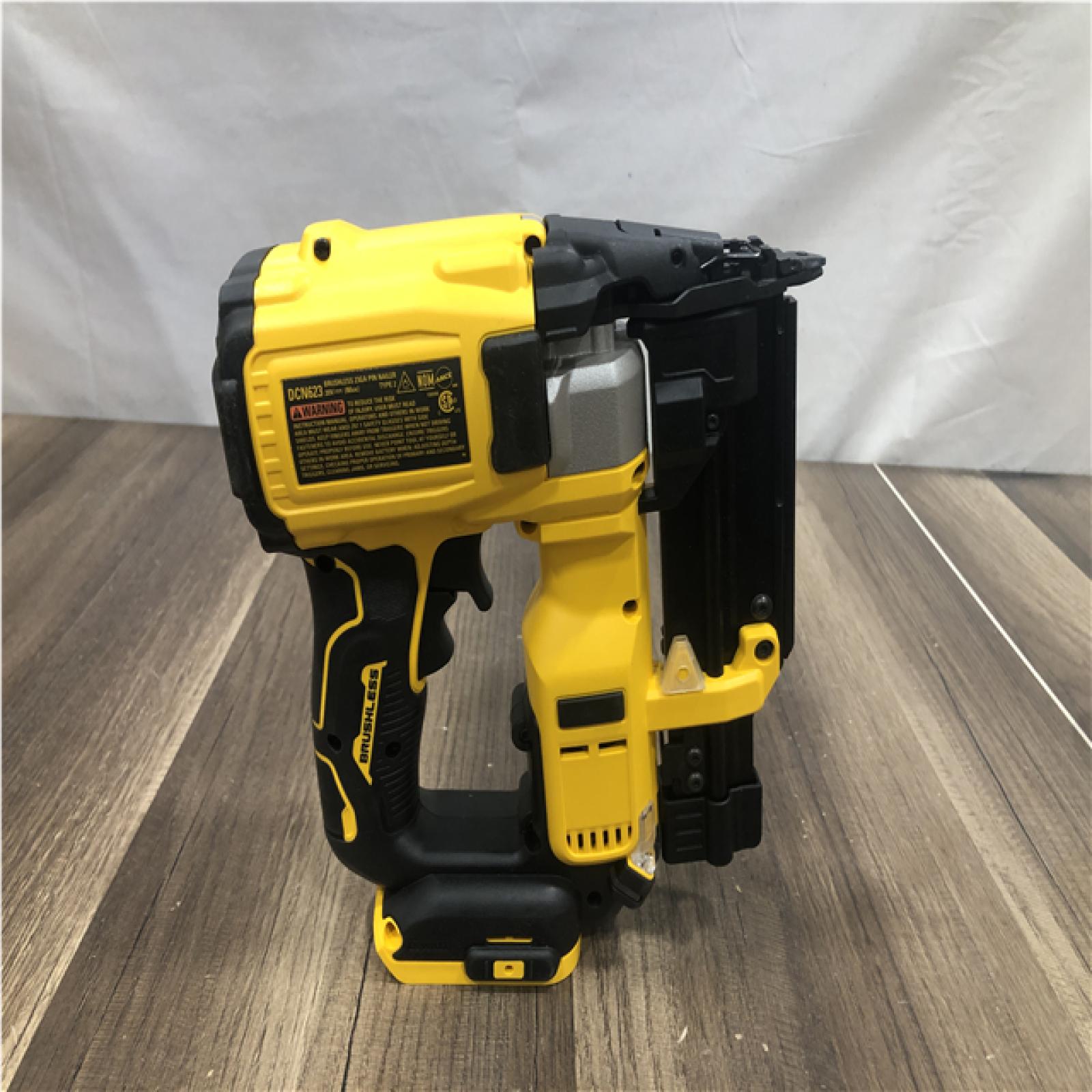 AS-IS DEWALT ATOMIC 20V MAX Lithium Ion Cordless 23 Gauge Pin Nailer (Tool Only)