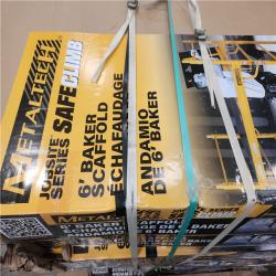 Phoenix NEW MetalTech Safeclimb 6 ft. Baker Scaffold with Platform and Included Trap Door  1250 lbs. Load Capacity Pallet 8-Boxes