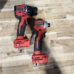 HOUSTON LOCATION - AS-IS Milwaukee 18-Volt Lithium-Ion Brushless Cordless Compact Hammer Drill/Impact Combo Kit