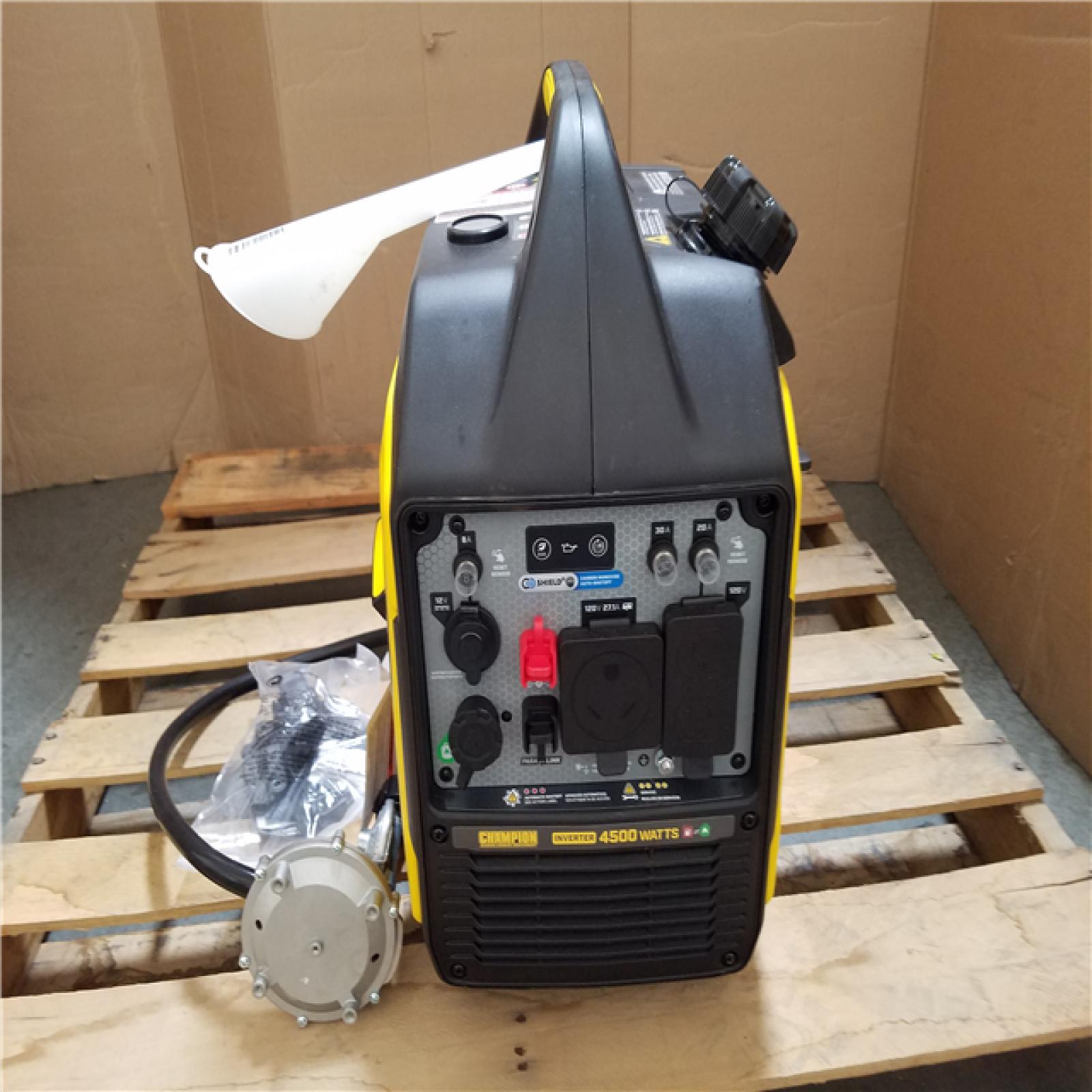 CALIFORNIA AS-IS CHAMPION DUAL FUEL PORTABLE GENERATOR