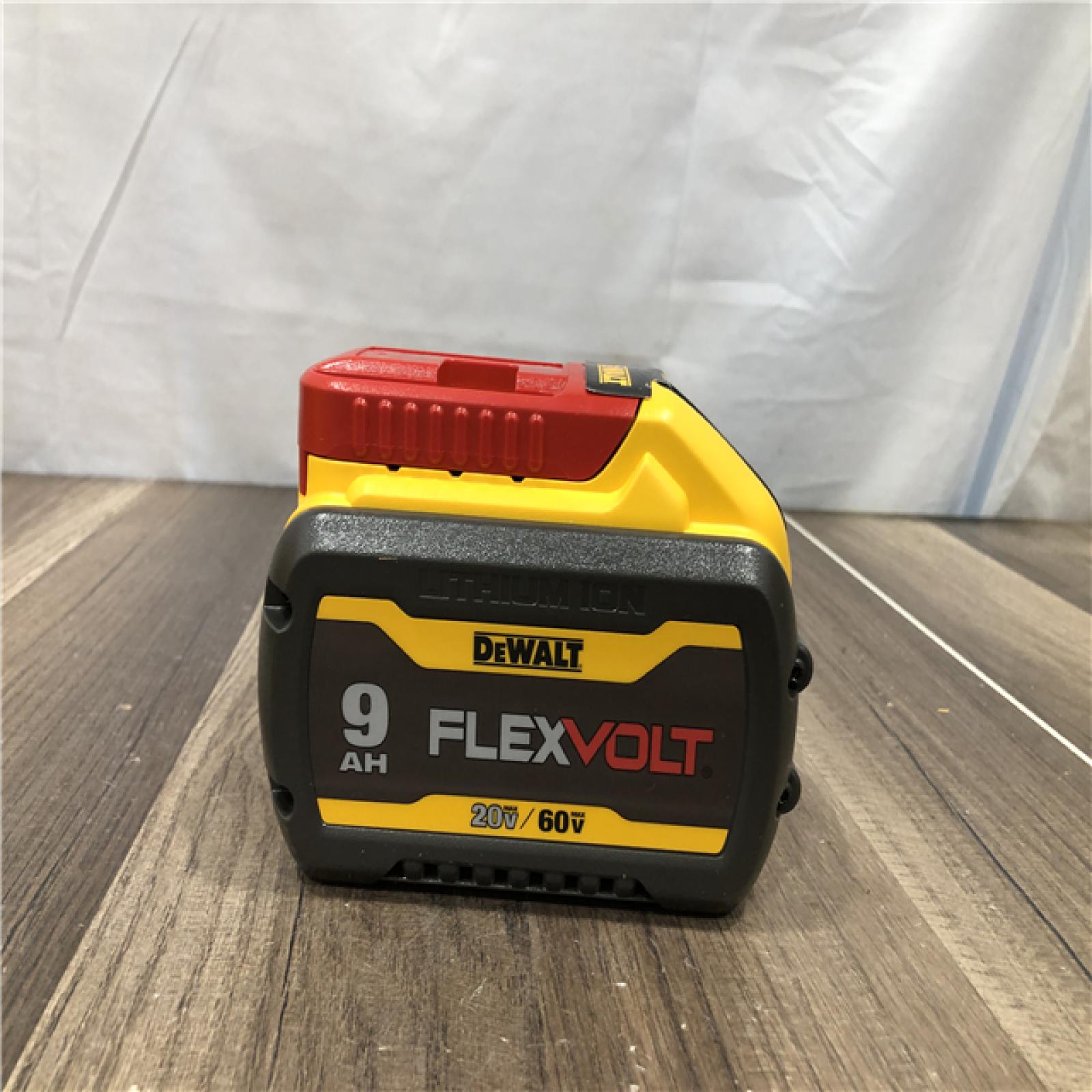 AS-IS DEWALT 20V/60V MAX FLEXVOLT Lithium-Ion 9.0Ah Battery and Charger Starter Kit