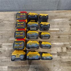 HOUSTON LOCATION - AS-IS DEWALT BATTERY PACK QTY - 15