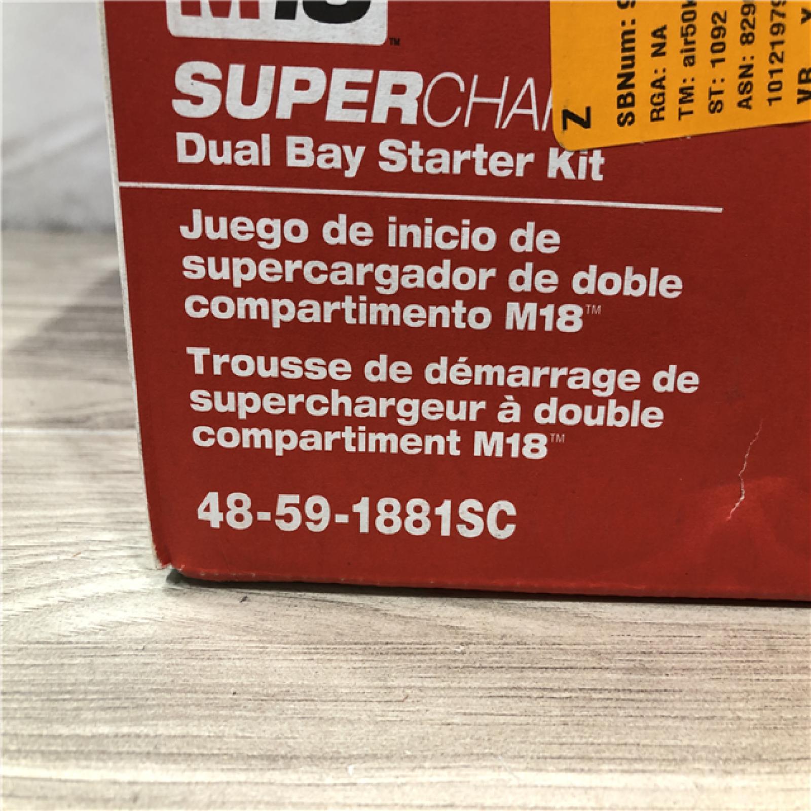 NEW! - Milwaukee M18 18V REDLITHIUM FORGE 8.0 Ah Battery/ M18 18V Dual Bay Super Charger Kit