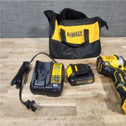HOUSTON LOCATION - AS - IS DEWALT ATOMIC 20V MAX 1/4 in. Brushless Impact Driver Kit