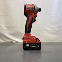 AS-IS - Milwaukee M18 Compact Brushless 1/4  Hex Impact Driver Kit